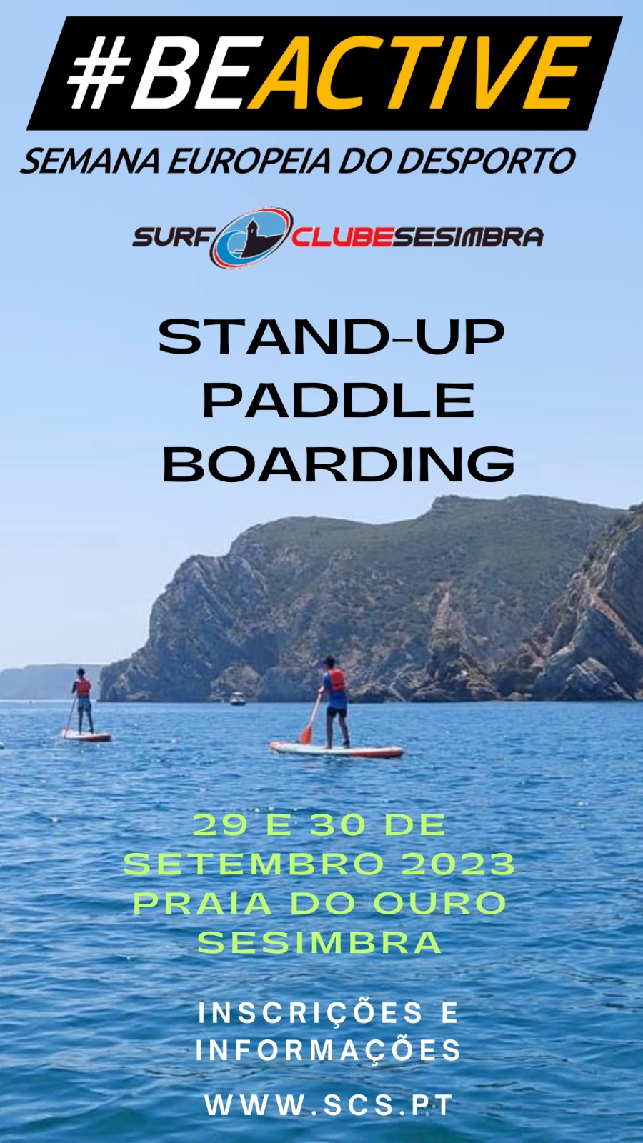 Semana Europeia do Desporto - Iniciação ao Stand-Up Paddle Boarding